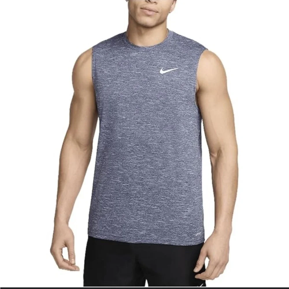 Nike Blue Sleeveless Men's Shirt